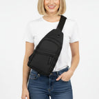 Crossbody Bags For Women Men Trendy Sling Bag Backpack Casual Chest Bag With Convertible Shoulder Strap