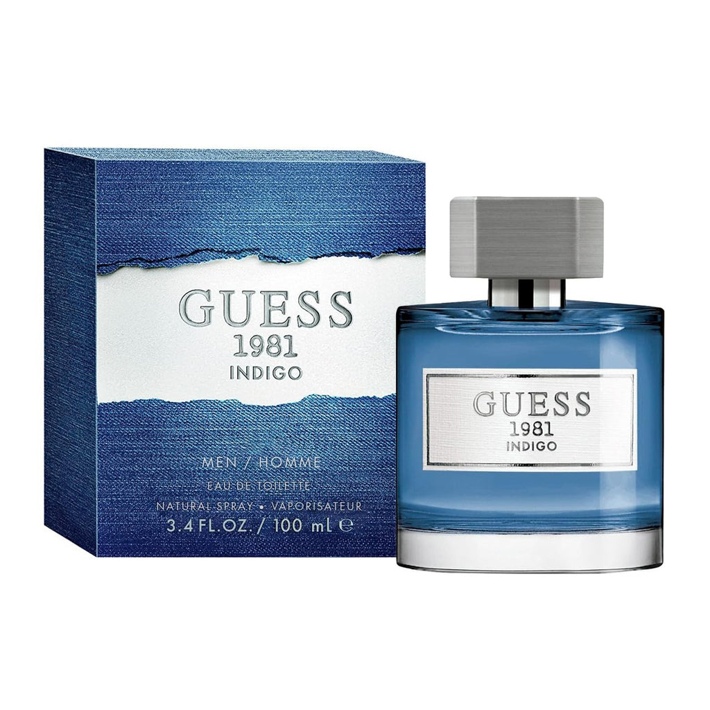 Guess Factory Men'S Guess 1981 Indigo 3.4 Oz 100 Ml Eau De Toilette Spray For Men,10009396