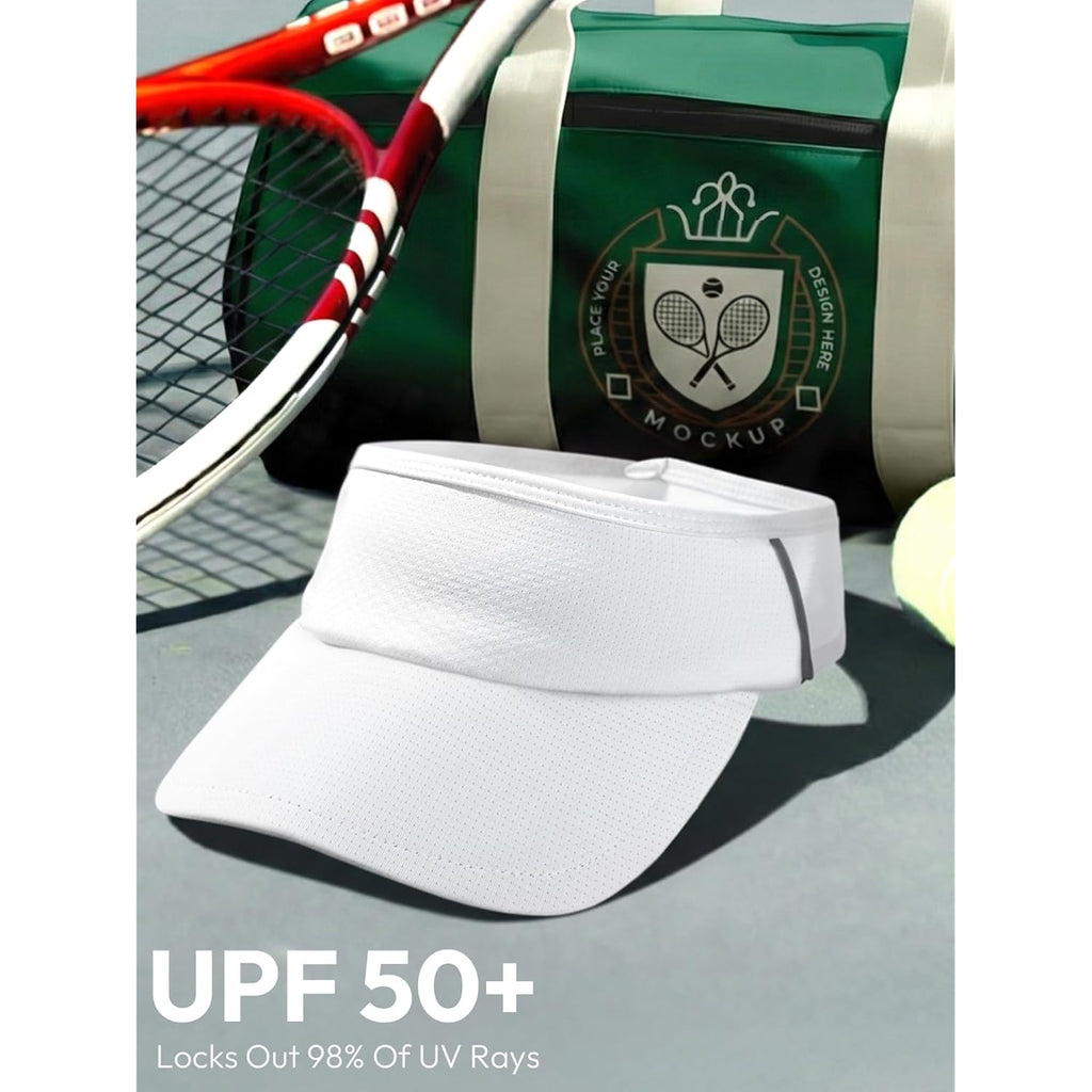 Sun Visor Hat for Women & Men UV Protection Lightweight Foldable Summer Sports for Running Tennis Golf Pickleball