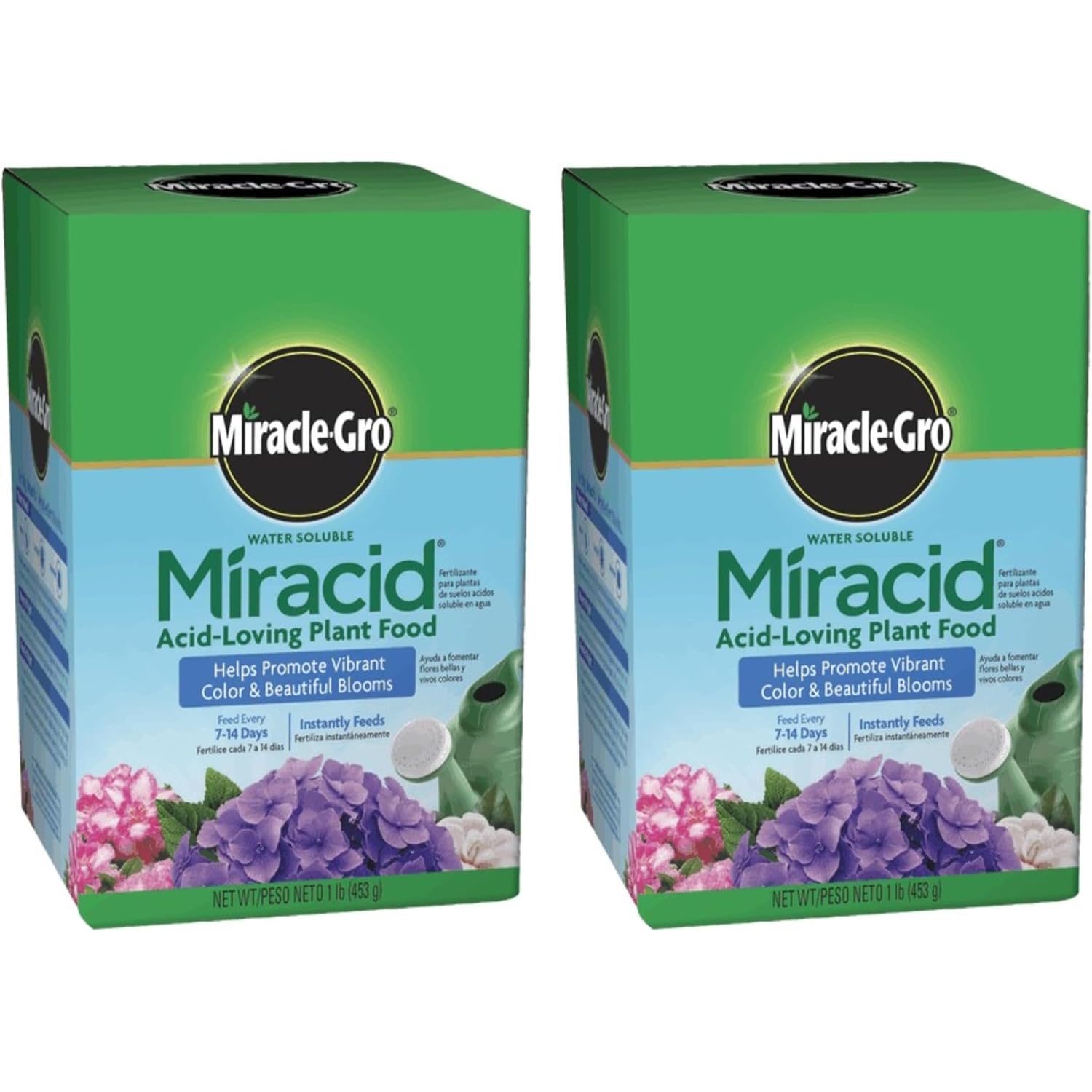 Scotts Company Miracle-Gro 1750011 Water Soluble Miracid Acid-Loving Plant Food, 1-Pound (2)