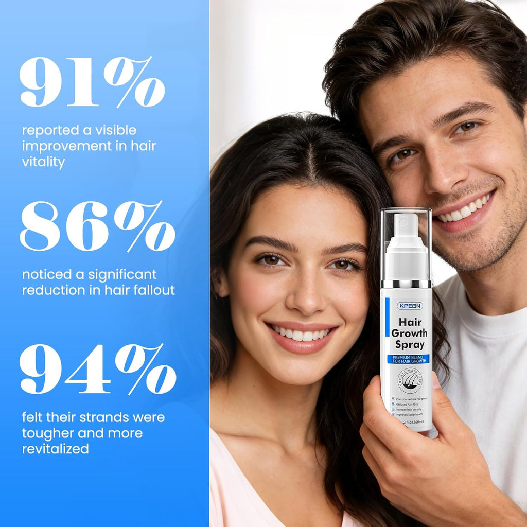 Hair Growth Spray for Thicker Longer Hair -Batana Oil & Thuja Extract Scalp Serum for Thinning &Loss Support - Volumizing Treatment for women & Men,Non-Greasy, 2 fl oz