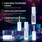 Charmacy Liquid Duochrome Eyeshadow, Metallic Eye Looks, Long Lasting Glitter Eye Shadow Sets Metallic Pigments, Quick Drying, Sparkling Shiny Eye Makeup For Beginners, 1.6G (#04)