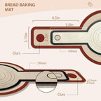 2 Pcs Silicone Bread Sling For Dutch Oven, Red | Non-Stick & Reusable Bread Baking Supplies With Extra Long Handles, Easily Transfer Sourdough, Dishwasher Safe, Round