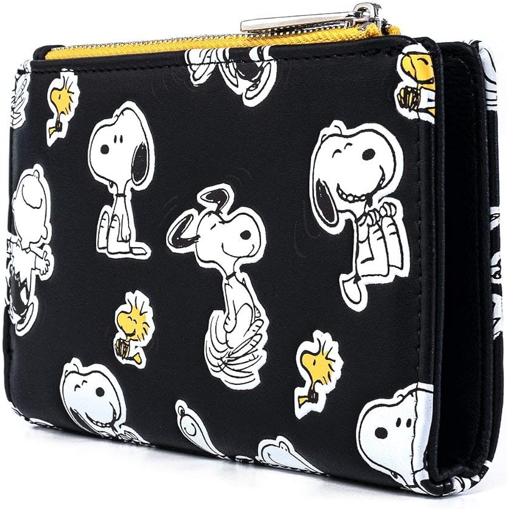 Loungefly Peanuts Snoopy and Woodstock All Over Print Wallet