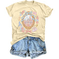Magic Kingdom Castle Shirt For Women Princess T Shirts Oversized Tee Coquette Bow Castle Graphic Top