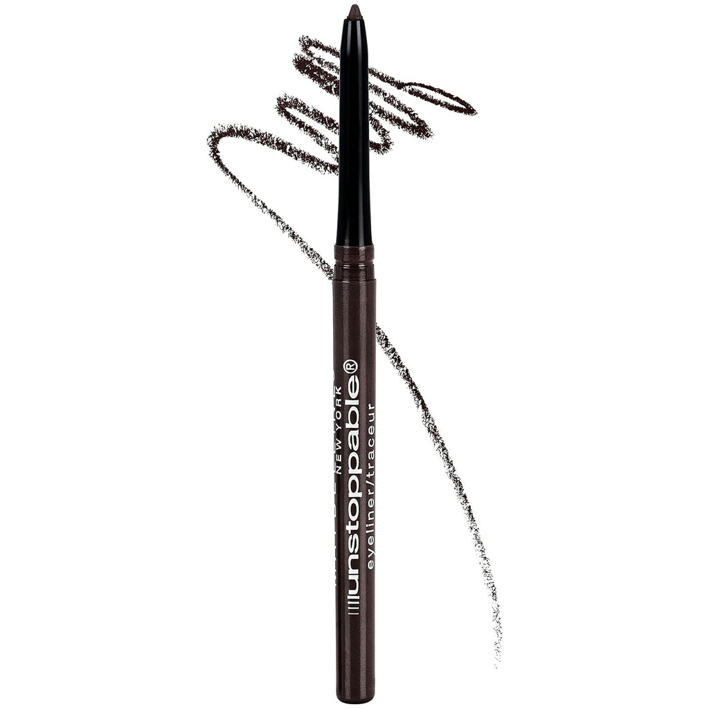 Maybelline Unstoppable Waterproof Mechanical Brown Eyeliner Pencil, Easy To Apply, Smooth Glide, Up To 24 Hour Wear, Espresso
