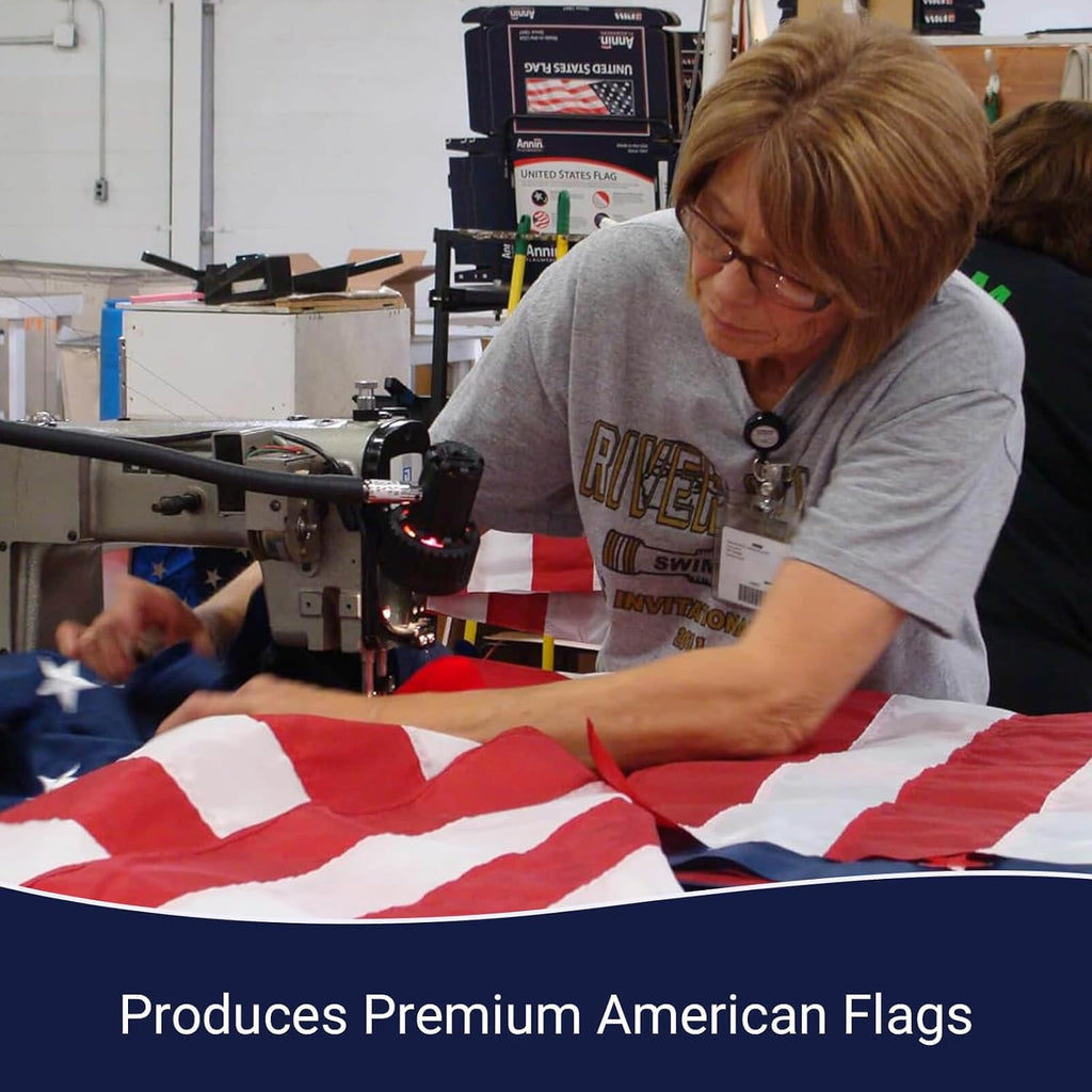 American Flag 3X5 Ft Long Lasting Heavy Duty 420D Polyester Us Flag For High Winds, Tear-Proof Usa Flag With Brass Grommets, Embroidered Stars & Sewn Stripes