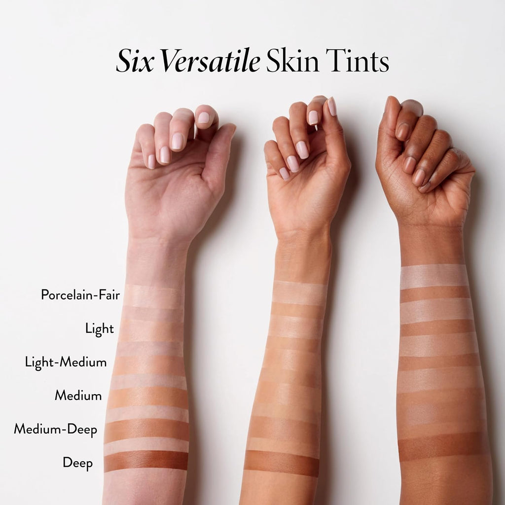 Laura Geller New York Quench-N-Tint Tinted Moisturizer - Sheer To Light Buildable Coverage - Natural Glow Finish - Lightweight Formula With Hyaluronic Acid, 02 Light