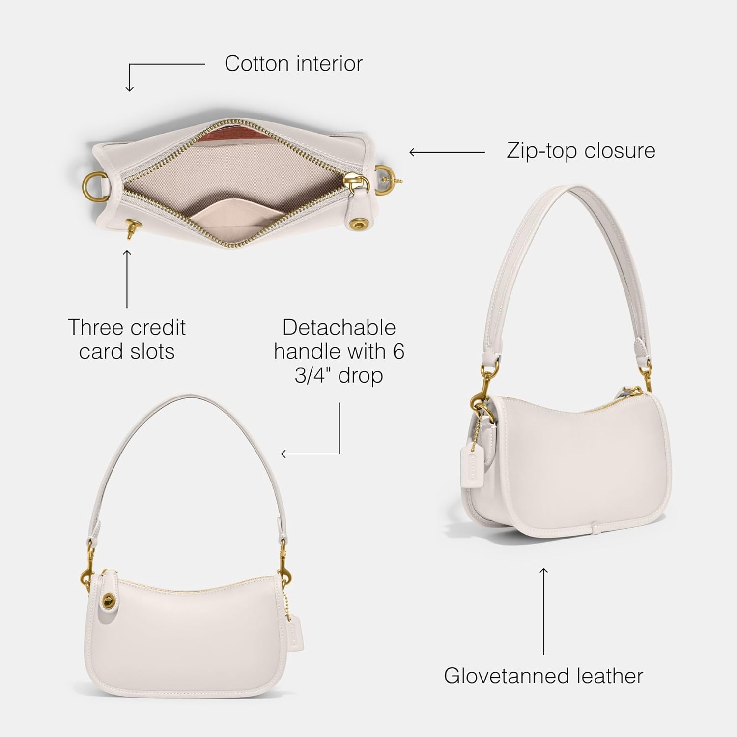 Coach Women’s Swinger Bag 20