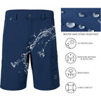 Bassdash 10.5” Mens Fishing Cargo Shorts Quick Dry Upf 50+ Water Resistant Fp01M
