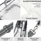 Clear Bag For Stadium Events, Clear Purse For Women Stadium Crossbody Bag, Transparent Bag For Concerts Sports