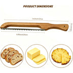 Sourdough Bread Knife For Homemade Bread, Bread Slicer-Cutter& Bread Bow Knife For Sourdough With Ergonomic Grip For Easy, Clean & Even Slicing, Bread Saw