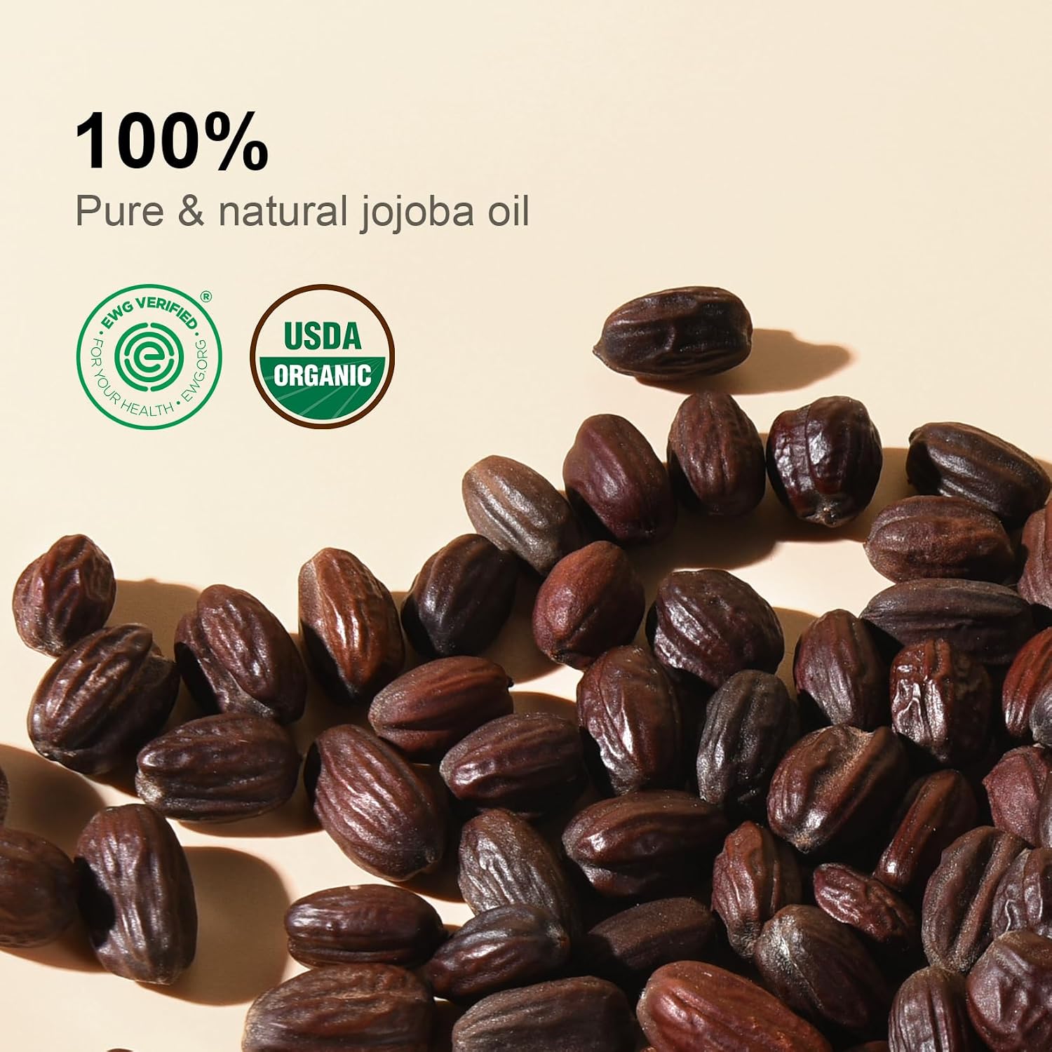 Yoken Organic Jojoba Oil 16Oz, Usda Certified Cold Pressed For Skin Care