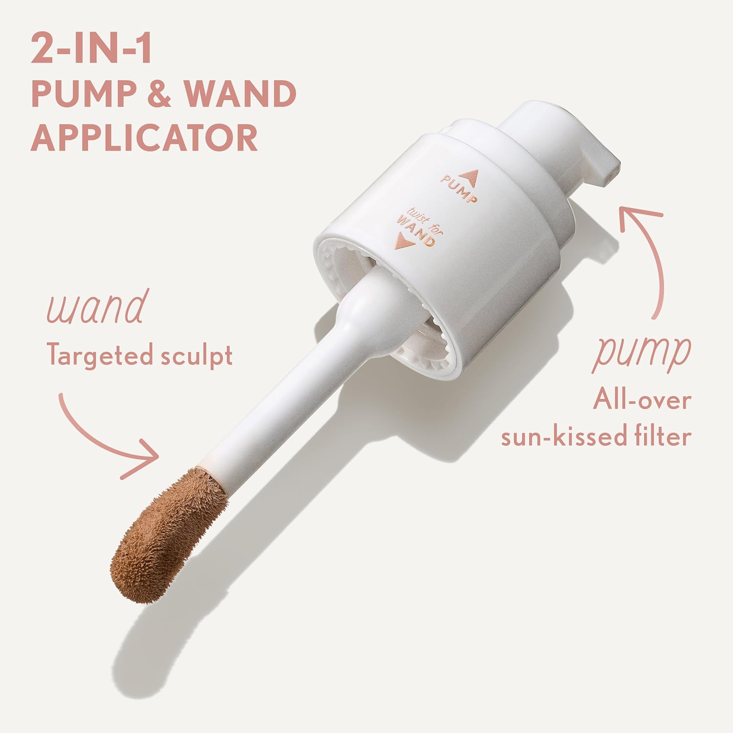 COVERGIRL TruBlend Sun & Sculpt Bronzing Glow Serum, Buildable, Radiant Glow, Wand and Pump Applicator - 10 Very Light