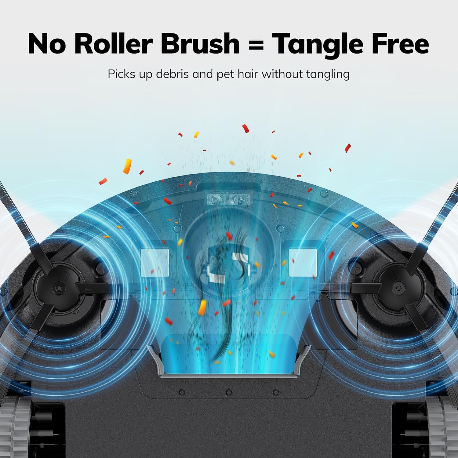 Ilife V2 Robot Vacuum Cleaner, Tangle-Free Suction | 120 Mins Runtime, Slim, Self-Charging Robotic Vacuum Cleaner, Ideal For Pet Hair And Hard Floors