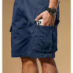Vtuaol Men'S Cargo Shorts With Multi Pockets Casual Cotton Fishing Hiking Work Shorts