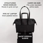 Portland Gear Cascade Tote Bag, Weatherproof Construction Travel Work Bag, Interior Organization Pockets, 20.5L