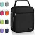 Lovoeo Lunch box Lunch bag for men women Insulated Lunchbox Lunch bags for Work Picnic Travel (Black)