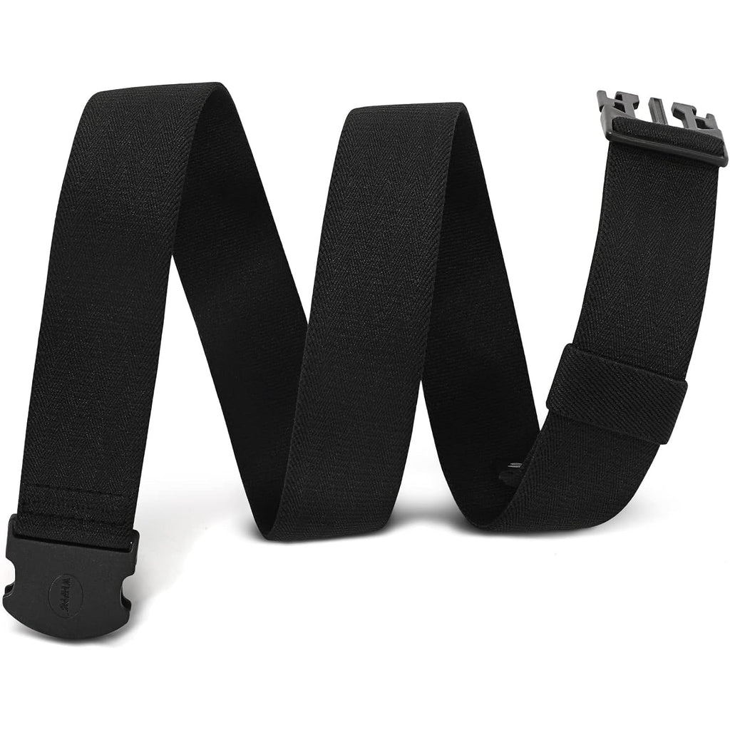 Whippy Mens Elastic Stretch Belt Unisex Adventure Web Belt For Women Men With Non-Metal Buckle Adjustable Belts