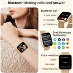Smart Watches For Women, 1.91" Hd Fitness Tracker (Answer/Make Calls), Ip68 Waterproof, 120+ Sport Modes With Heart Rate And Sleep Monitor, Fitness Watch For Iphone/Android