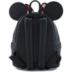 Loungefly Disney Minnie Mouse Bow Faux Leather Womens Double Strap Shoulder Bag Purse