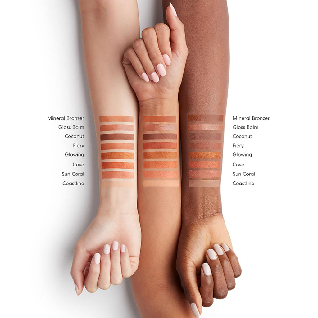 bareMinerals All-Over Face Bronzer, Talc-Free Loose Powder, Blendable for a Natural-Looking Glow, Cruelty-Free, Vegan