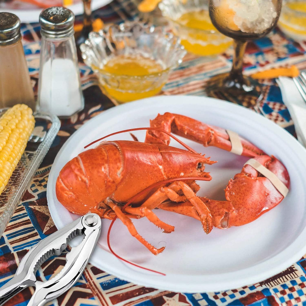 10 Pcs Seafood Tools Set - Crab Lobster Crackers Stainless Steel Forks Opener Shellfish Lobster Crab Leg Sheller Seafood Scissors,1Set
