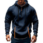 Tactical Hoodies For Men Quater Zip Up Pullover Sweatshirt Casual Workout Mens Hoodies With Pockets