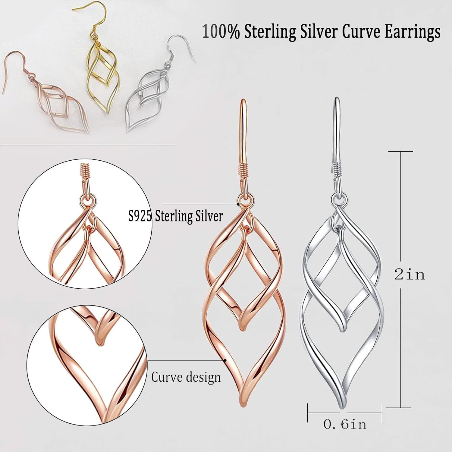 Gold Plated Earrings for Women Hypoallergenic Gold Earrings Statement Earrings for Girl Trendy Fashion Gold Jewelry Gifts Above 12 Years Old