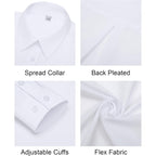 Button Down Shirts for Women Classic Fit Dress Shirt Work Business Casual Long Sleeve Blouse Tops
