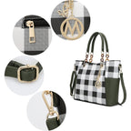 MKF Collection Tote Bag for Women, Handbag Set with Wallet-Top-Handle Bag Vegan Leather Purse by Mia K
