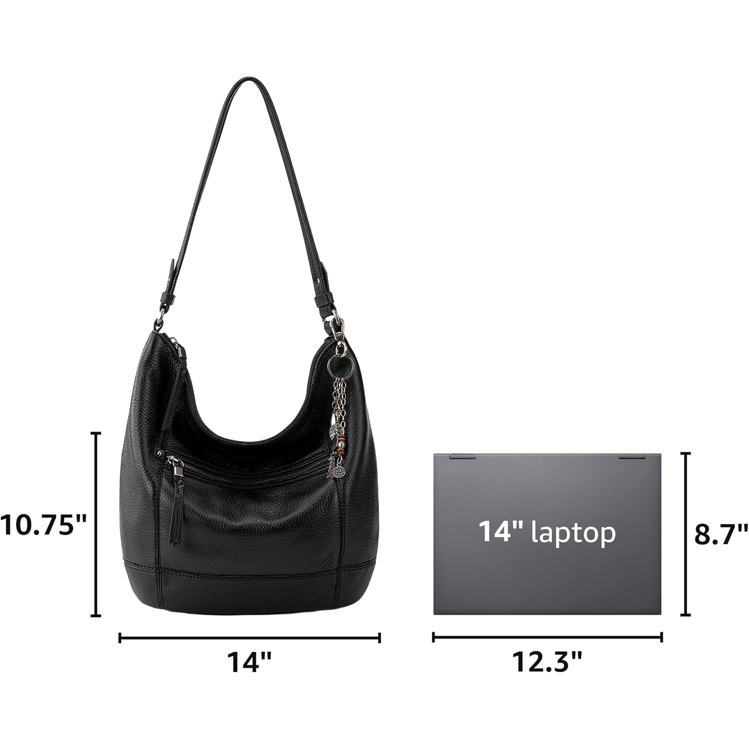 The Sak Sequoia Hobo Bag - Premium Large Leather Women'S Handbag For Everyday & Travel - Durable Purse With Zipper Pocket