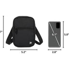 Thread Wallets Small Crossbody Bags For Women & Men, Stylish Sling, Chest Bag For Everyday Use (Black)