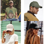 2 Packs Womens Baseball Caps Plain Baseball Hat Summer Sun Visor Hats Baseball Cap Men Adjustable Dad-Hat