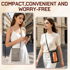 Touchscreen Crossbody Phone Purse For Women,Cell Phone Crossbody Bag,Blocking Cell Phone Wallet Purse,Crossbody Purse Bag