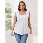 Wiholl Women'S Square Neck Tank Top