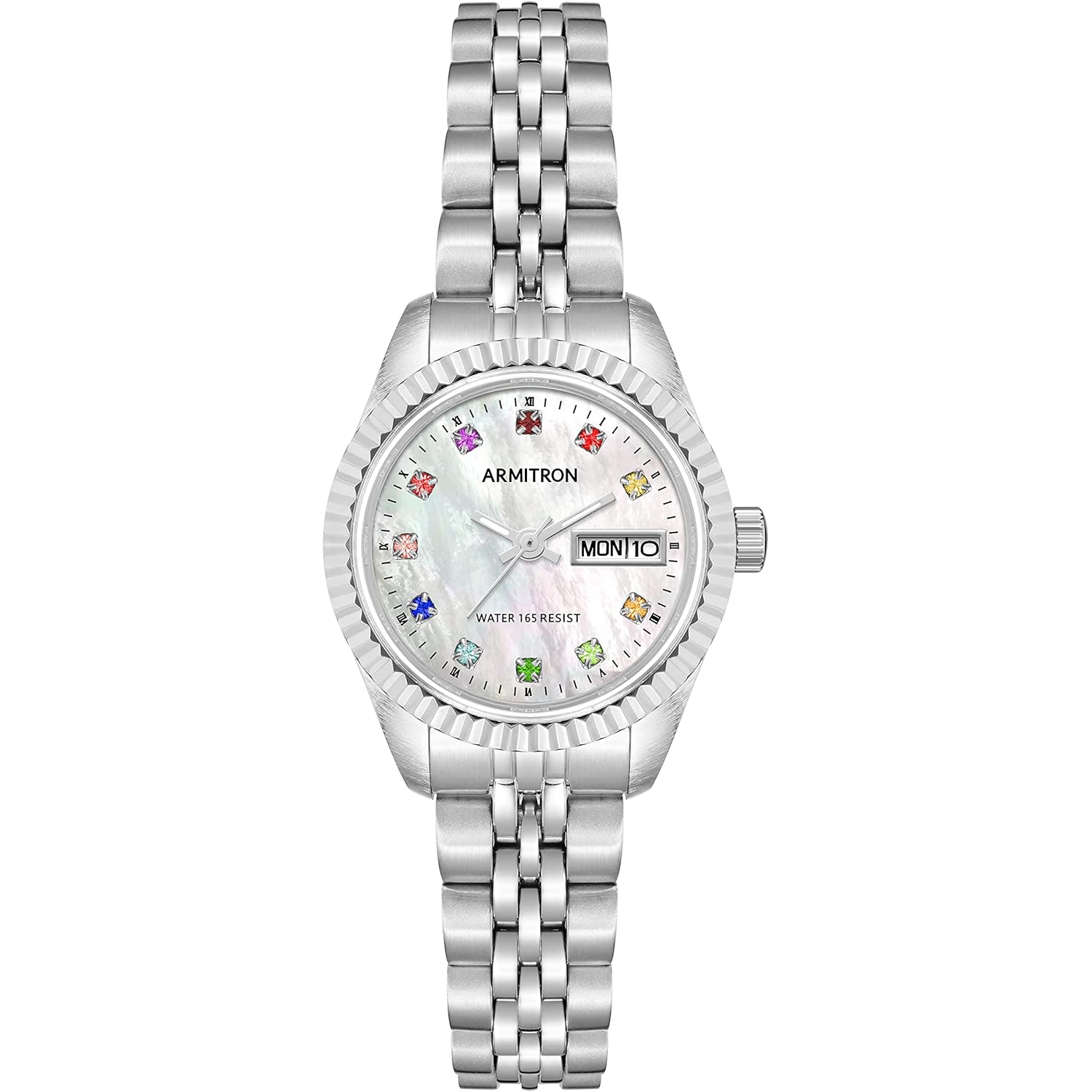 Armitron Women's Genuine Crystal Accented Bracelet Watch, 75-2475