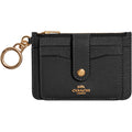 COACH Crossgrain Leather Attachment Card Case