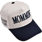 Mommin Trucker Hat For Women Embroidered Mom Baseball Cap Adjustable Canvas Vintage Hat For Casual Wear
