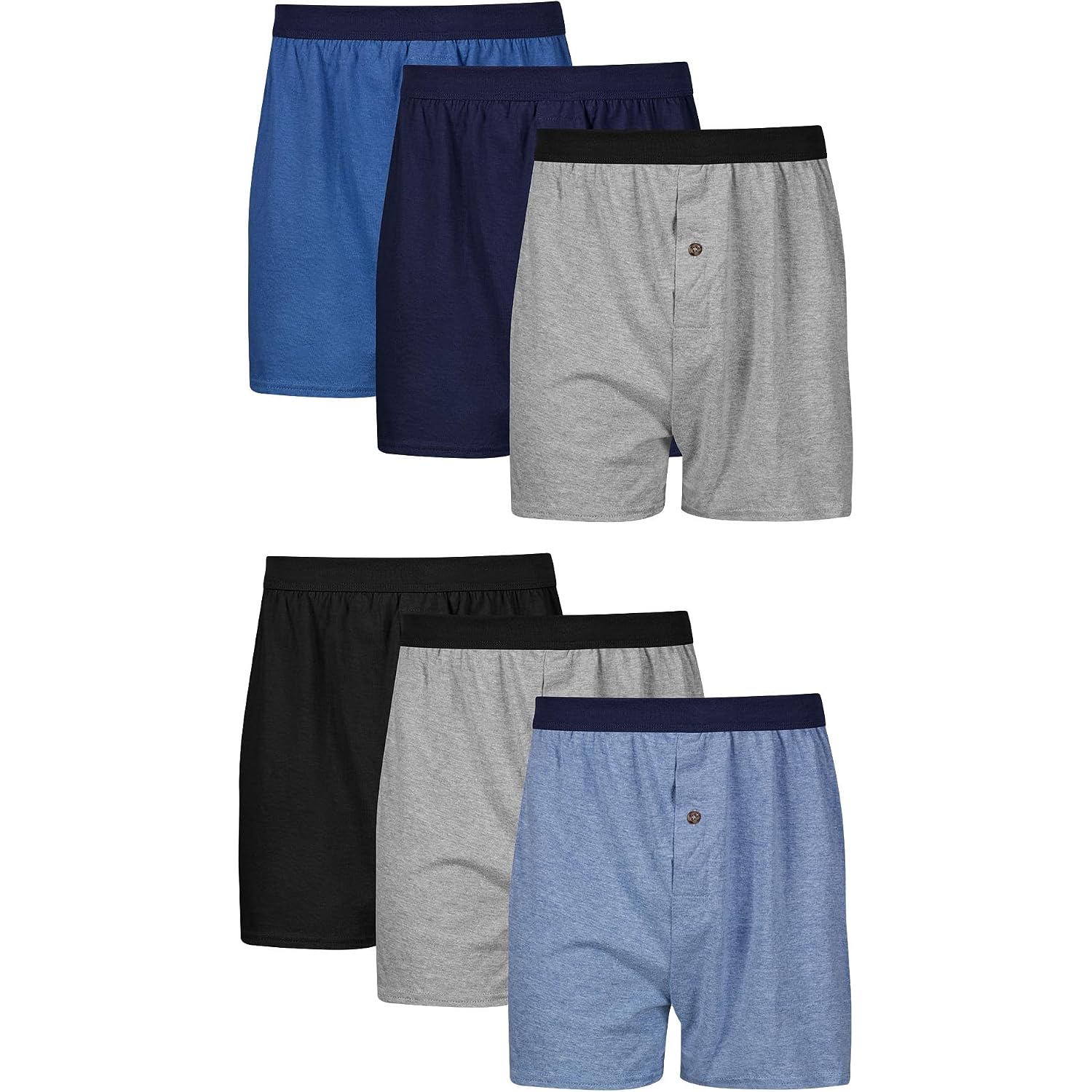 Hanes Mens Underwear Boxers Pack, Cool And Breathable Cotton Underwear, Exposed And Comfortflex Waistbands, Multi-Pack