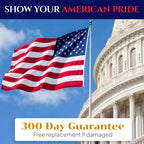 Premium 3X5 American Flags For Outside – Heavy Duty Nylon, Embroidered Stars & Sewn Stripes