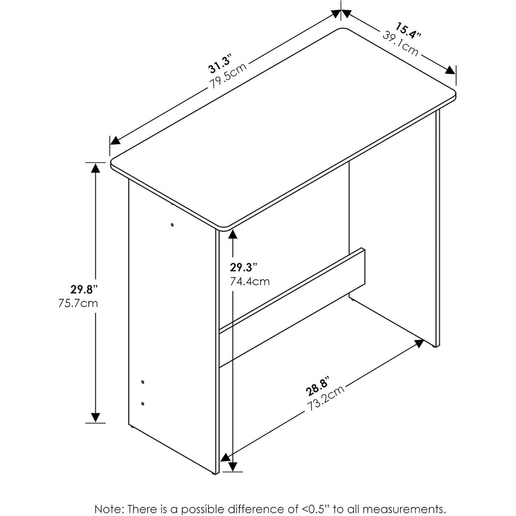 Furinno Simplistic Study Table, Espresso