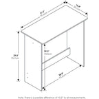 Furinno Simplistic Study Table, Espresso