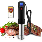 INKBIRD WIFI Sous Vide Cooker ISV-100W, 1000 Watts Sous Vide Machine Immersion Circulator with 14 Free Preset Recipes on APP & Calibration Function, Thermal Immersion, Fast-Heating with Timer