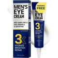 Mens Eye Cream - Eye Bags Treatment For Men & Wrinkle Reduction | Collagen, Vitamin B3, Peptides, 5% Caffeine – Mens Under Eye Cream Bag Remover – Puffy Eyes Treatment For Men