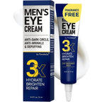 Mens Eye Cream - Eye Bags Treatment For Men & Wrinkle Reduction | Collagen, Vitamin B3, Peptides, 5% Caffeine – Mens Under Eye Cream Bag Remover – Puffy Eyes Treatment For Men