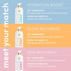 Dove Serum Body Wash Skin Replenish Smooths Skin With Niacinamide & Bha Serum 18.5 Fl Oz