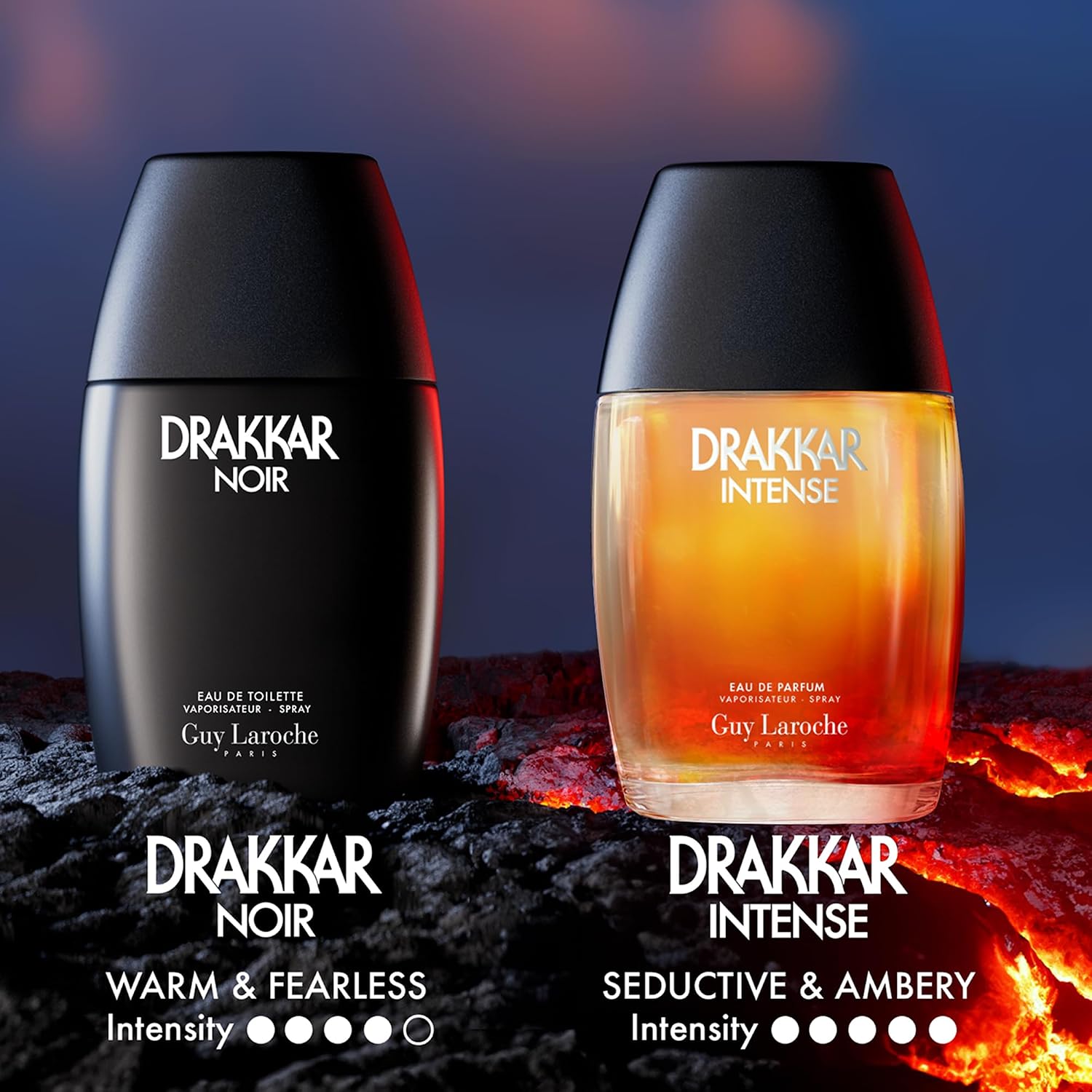 Drakkar Noir By Guy Laroche - Iconic Designer Fragrance - Intense & Powerful Eau De Toilette - Fougere Blend & Aromatic Spices - Long Lasting Mens Cologne - Day And Evening Scent