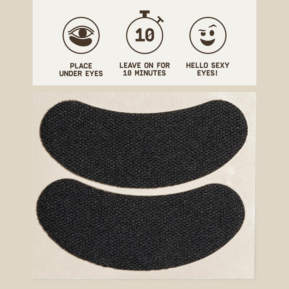 By Dwayne Johnson Fast-Acting Under Eye Patches For Men | Ageless Action To Reduce Puffiness, Dark Circles And Fine Lines | Made With Niacinamide, Hyaluronic Acid, Caffeine | 6Ct