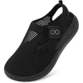 Xihalook Womens Flat Sandals Closed Toe Summer Breathable Mesh Sandals For Beach Travel Casual Walking Shoes Zero Drop Wide Barefoot Shoes